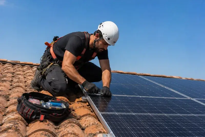 Maintenance et monitoring de panneaux solaires à Grignan